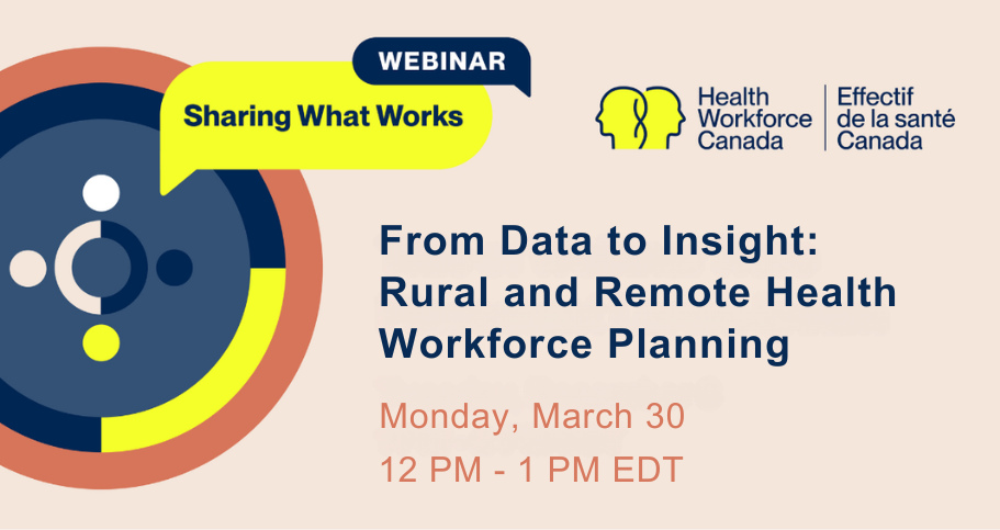 From Data to Insight: Rural and Remote Health Workforce Planning Event Image