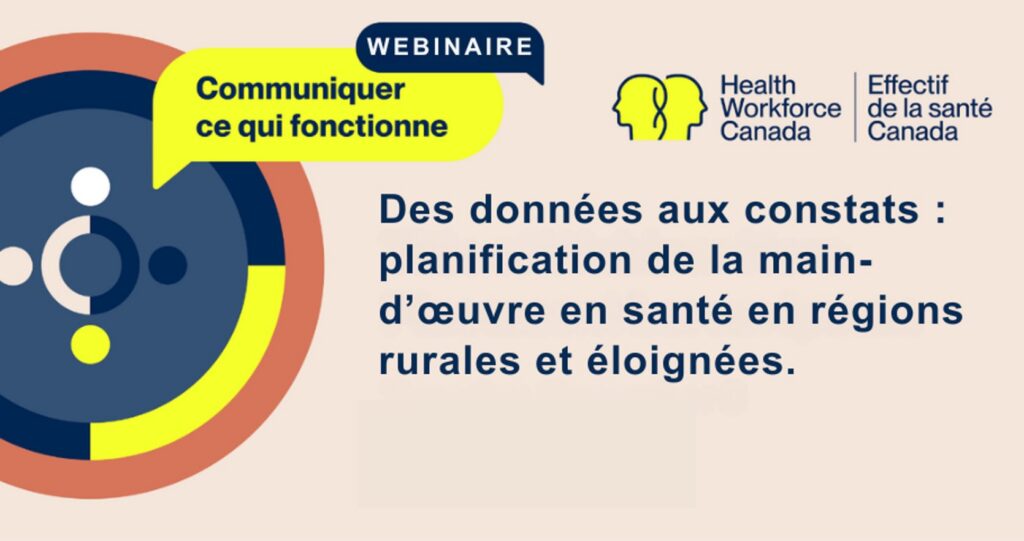 Des données aux constats : planification de la main-d’œuvre en santé en régions rurales et éloignées image